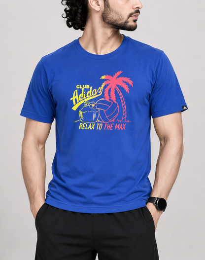 Adidas Men Cotton Blue T Shirt – Preloved Labels