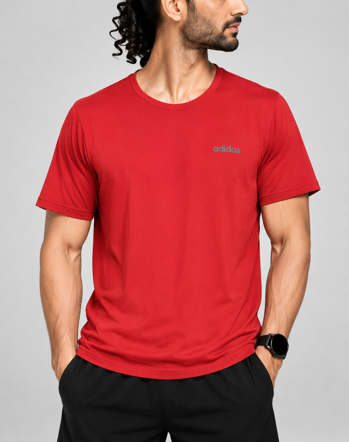 Adidas Men Cotton Red T Shirt – Preloved Labels