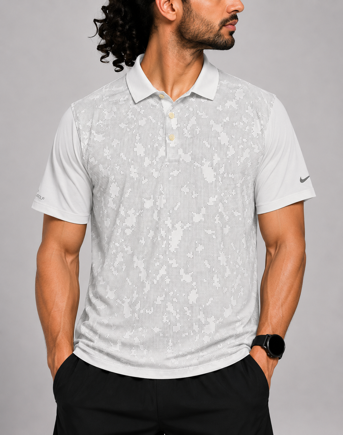 Nike Men Sport White T Shirt