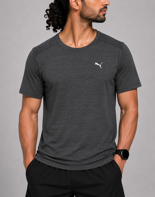 Puma Men Sport Gray T Shirt