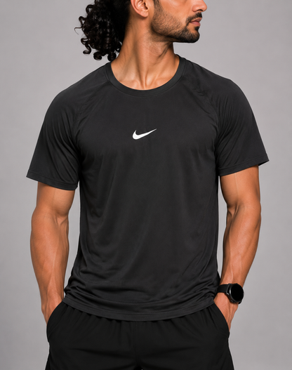Nike Men Sport Black T Shirt