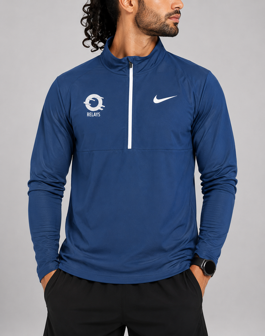 Nike Dri Fit Men Blue Sport Polo T Shirt XL