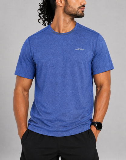 Eddie Bauer Men Sport Blue T Shirt XL