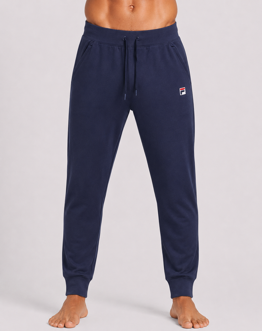 Fila Men Sport Blue Cotton Trouser