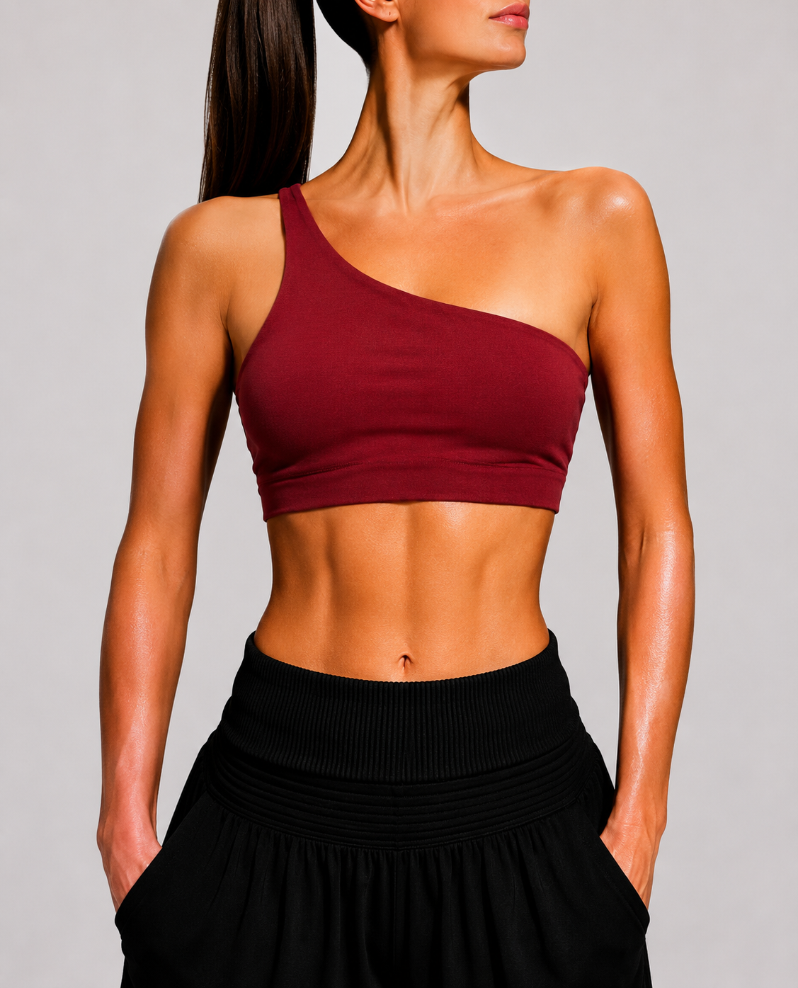 Zaful Women Red Sport Bra
