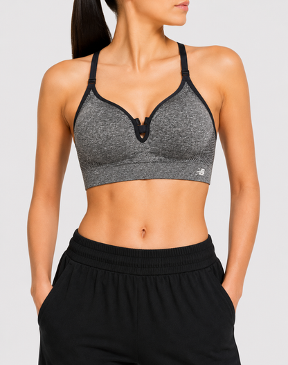 New Balance Women Sport Gray Bra
