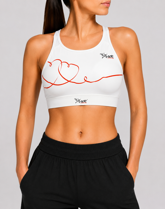 The Four Women Sport White Bra