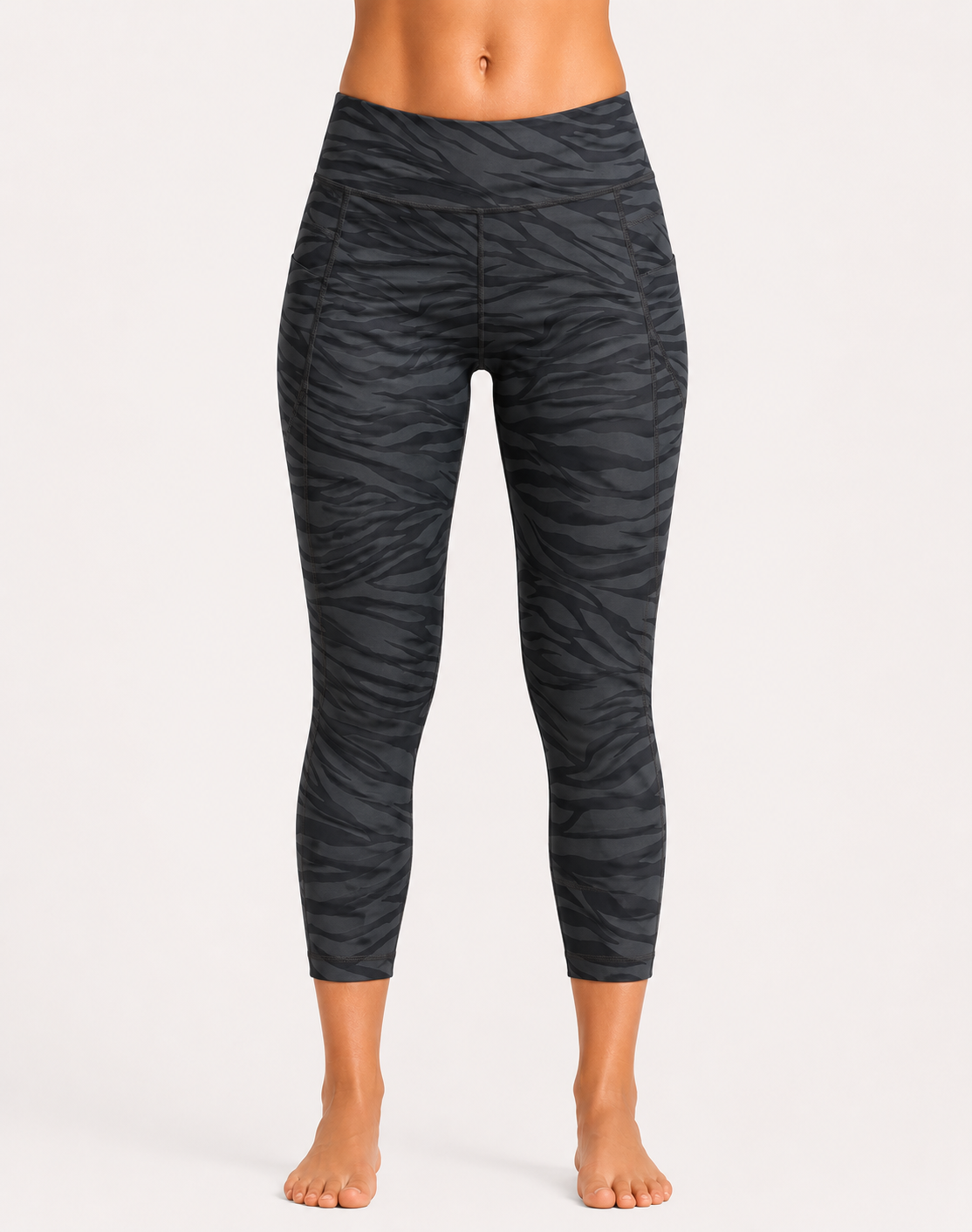 Old Navy Women Gray Sport Tights