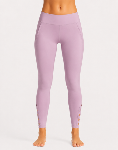 Beyond Yoga Women Purple Sport Tights