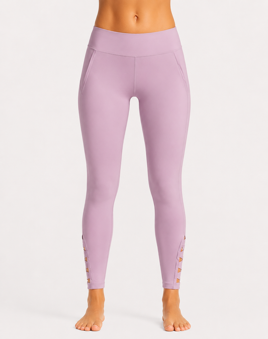 Beyond Yoga Women Purple Sport Tights