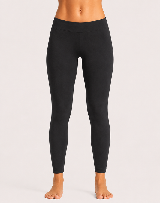 Sera Women Black Sport Tights