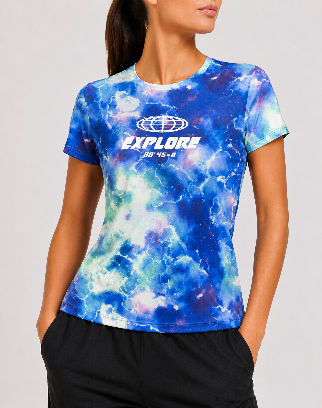 Primark Cares Women Sport Blue T Shirt
