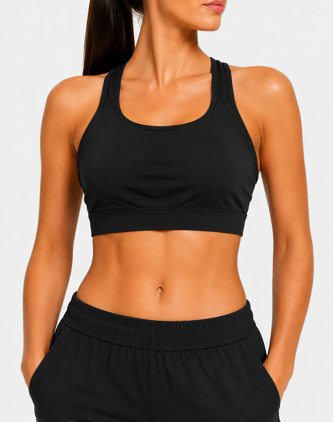 Calia By Carie Women Black Sport Bra
