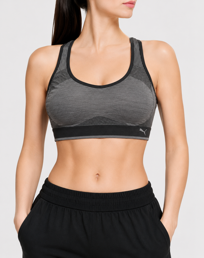 Puma Women Gray Sport Bra