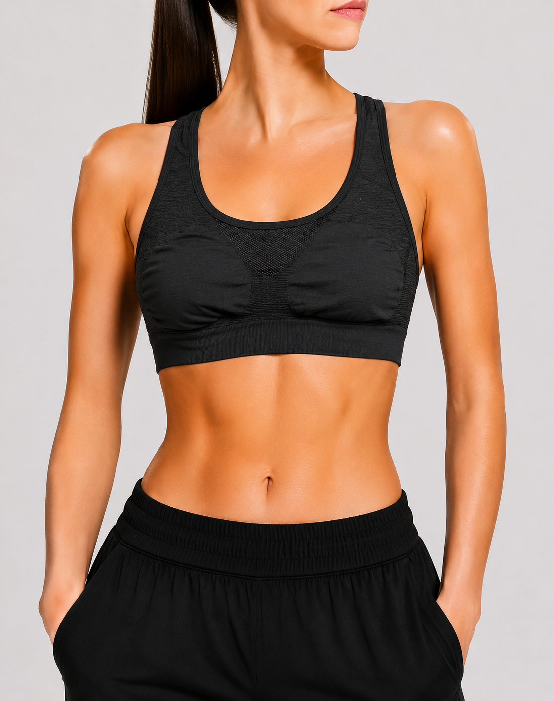 Decathlon Women Gray Sport Bra