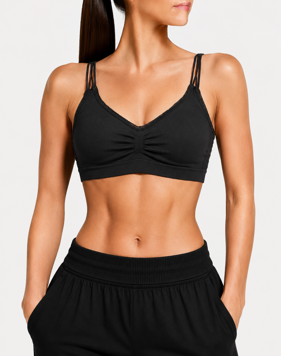Preloved Women Black Sport Bra