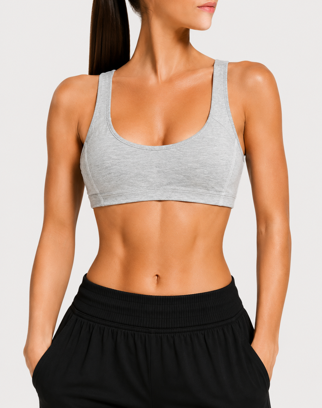Pink Brand Women Gray Sport Bra