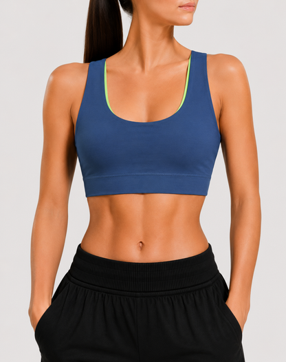 Fabletics Women Gray Sport Bra