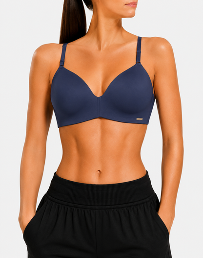 Nautica Women Blue Sport Bra