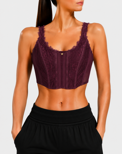 Hope Women Maroon Sport Bra