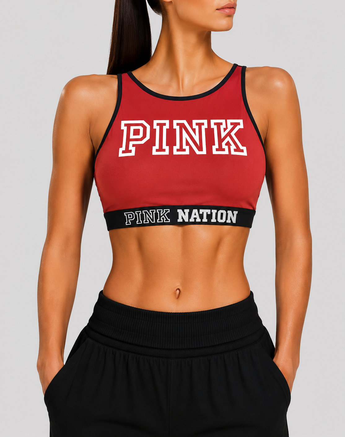 Pink Brand Women Red Sport Bra
