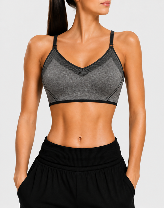 Preloved Women Gray Sport Bra