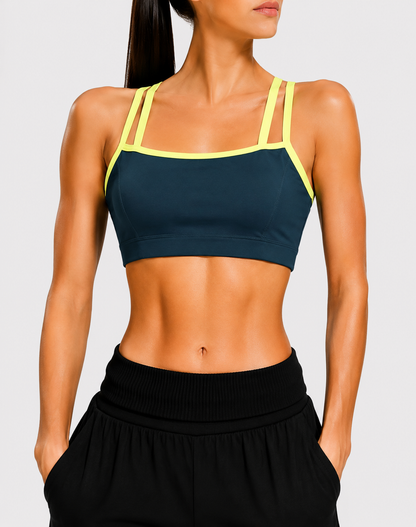 Athletic Works Women Green Sport Bra