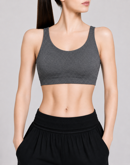 Old Navy Women Gray Sport Bra