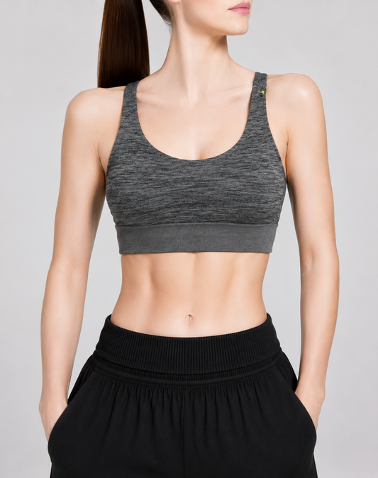 Avia Women Gray Sport Bra