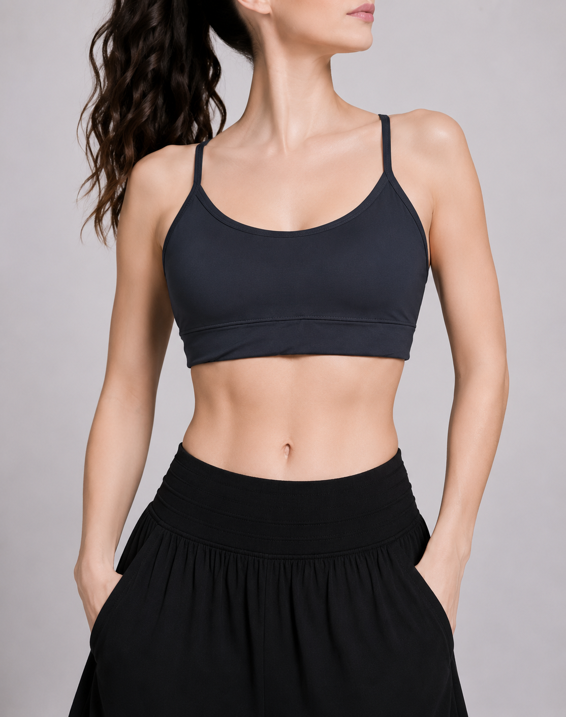 Diverse Women Blue Sport Bra