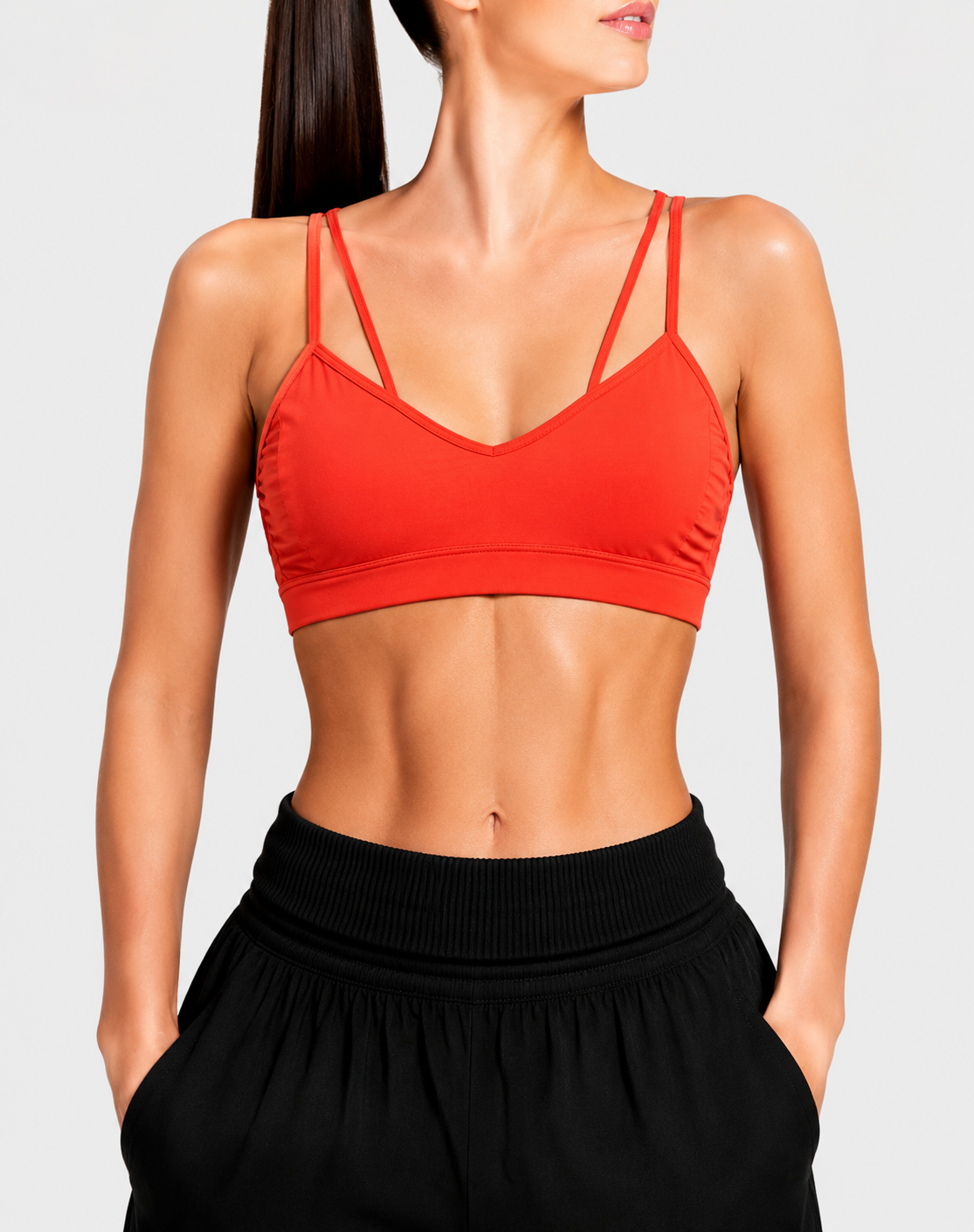 Old Navy Women Orange Sport Bra