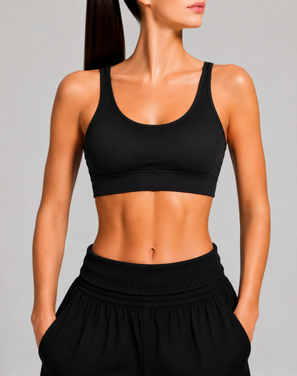 Preloved Women Black Sport Bra