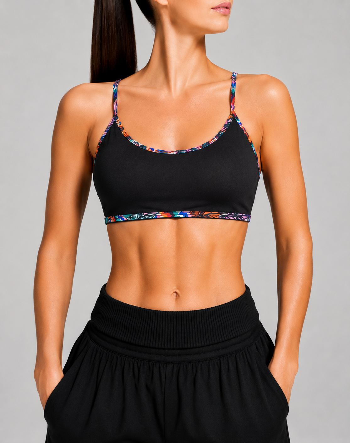 Art Class Women Black Sport Bra