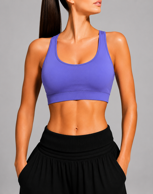 George Women Purple Sport Bra