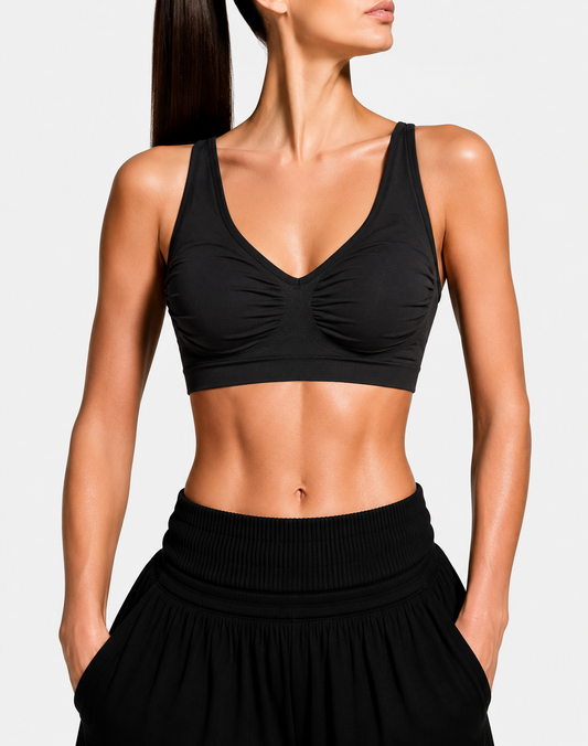 True Kind Women Black Sport Bra