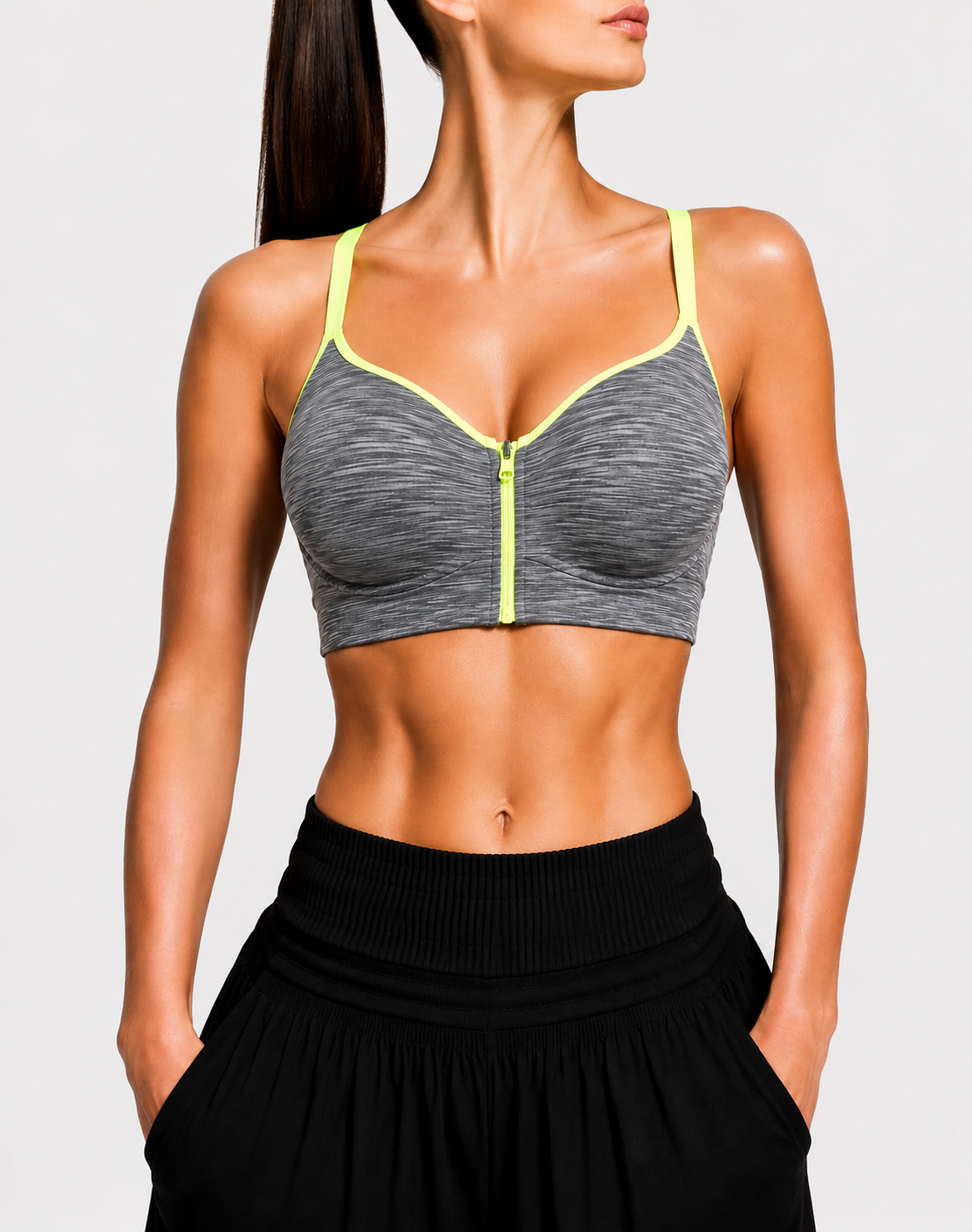 Maidenform Women Gray Sport Bra