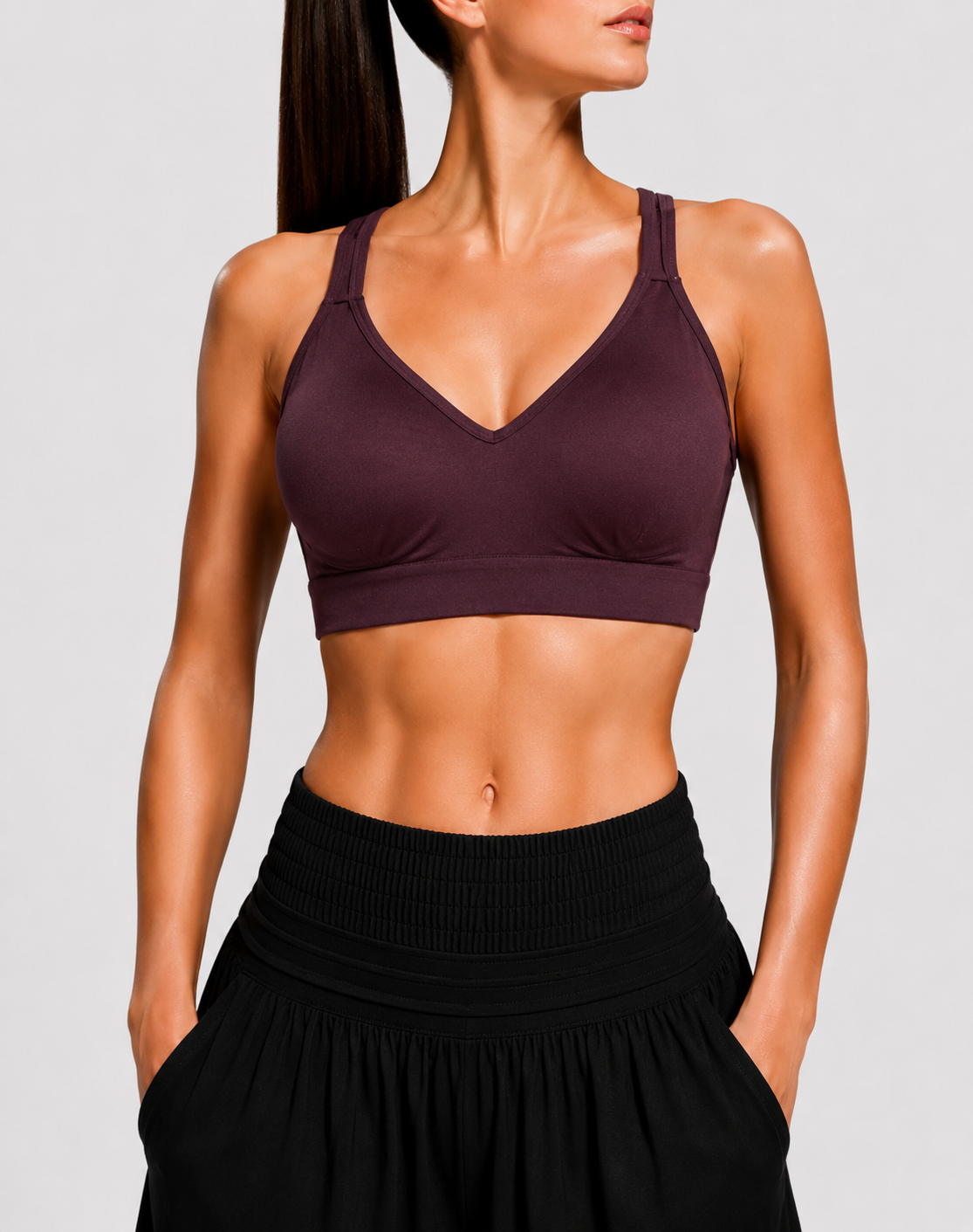 DSG Women Maroon Sport Bra