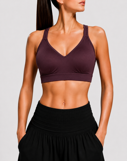 DSG Women Maroon Sport Bra