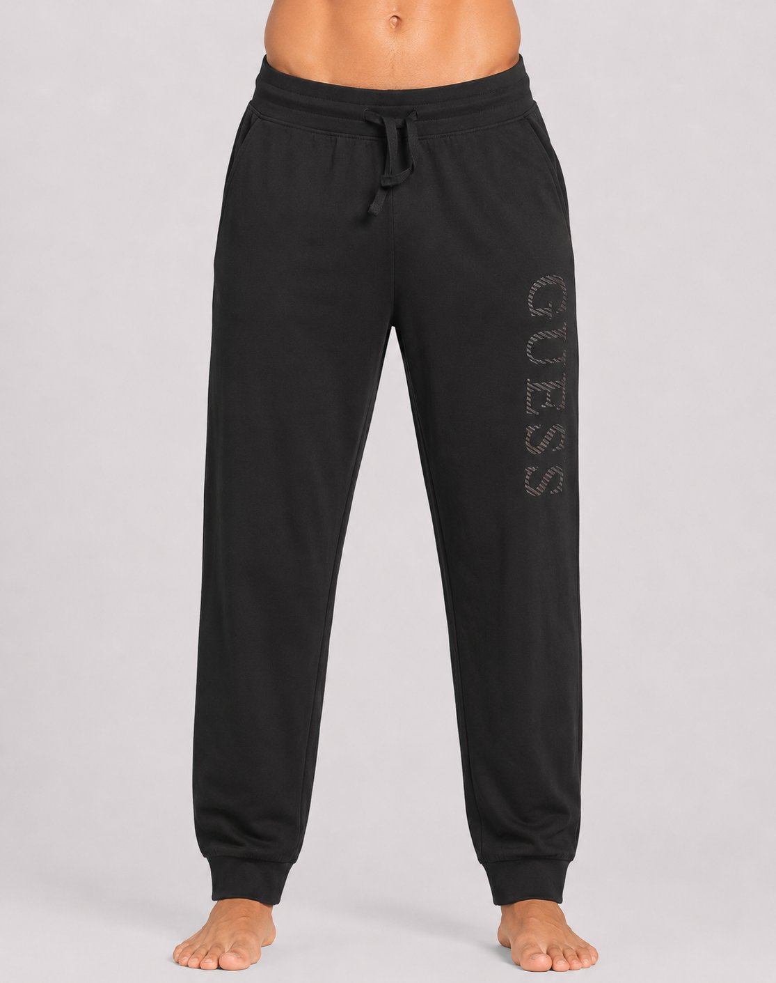 Guess Men Sport Black Trouser