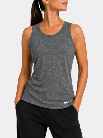 Nike Women Sport Gray Vest T Shirt