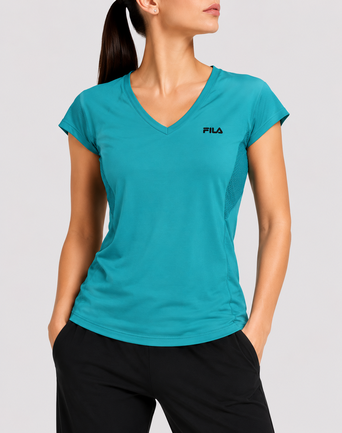 Fila Women Sport Blue T Shirt