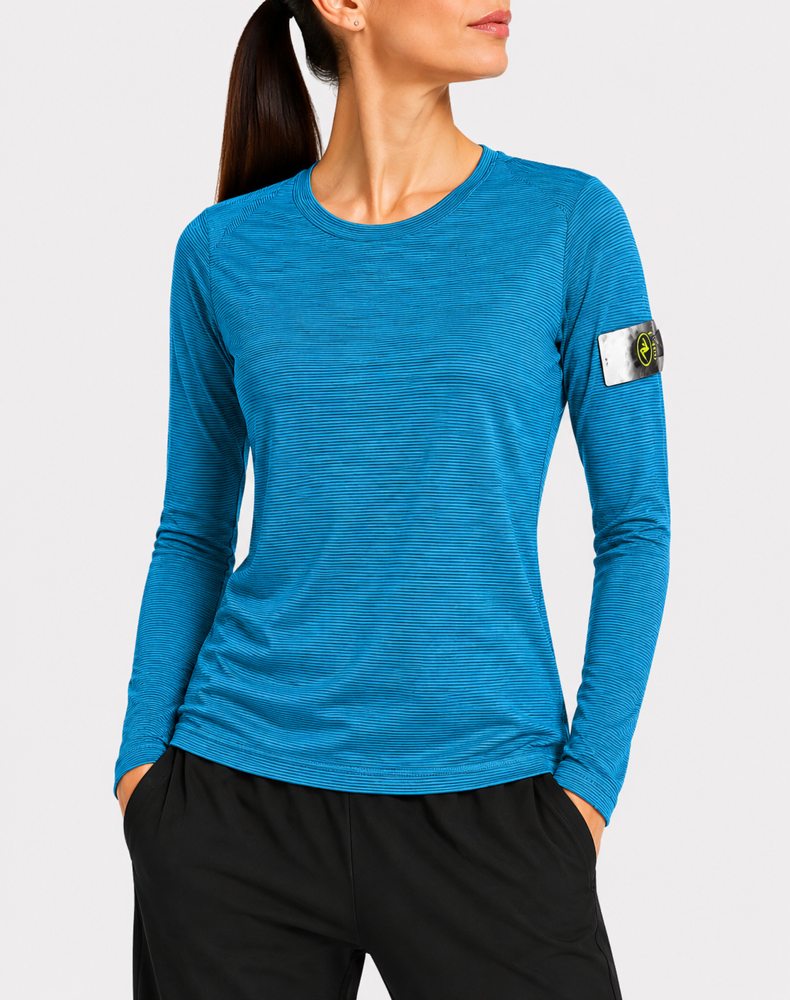 Athletic Works Women Sport Blue T Shirt