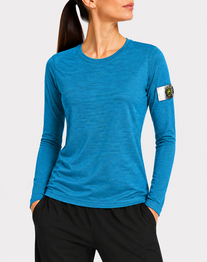 Athletic Works Women Sport Blue T Shirt