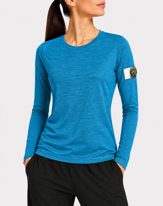 Athletic Works Women Sport Blue T Shirt