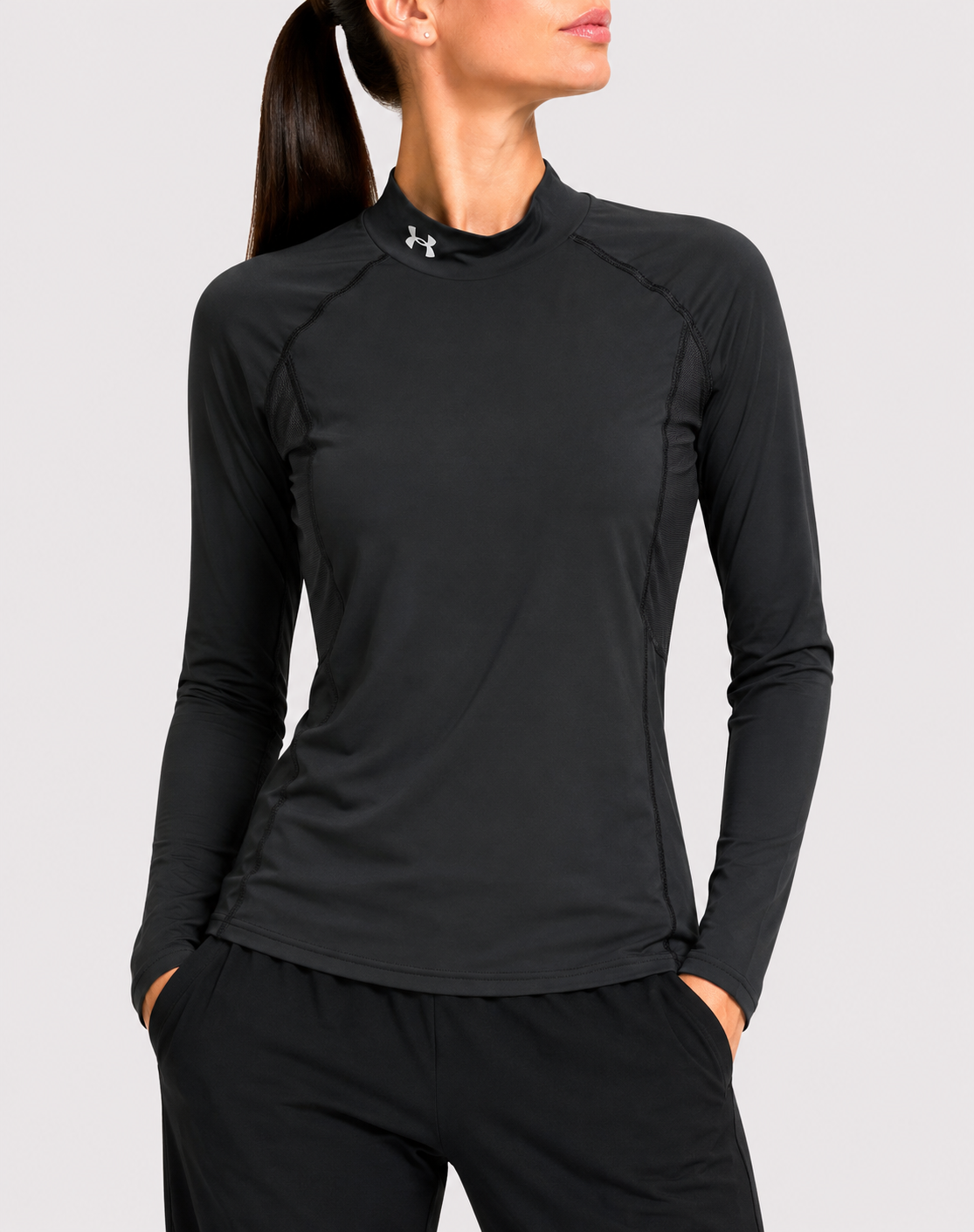 Under Armour Women Sport Black T Shirt