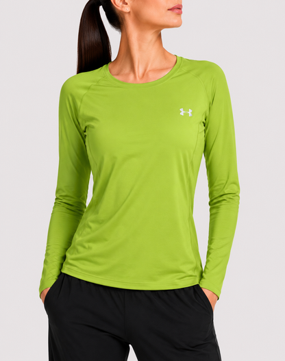 Under Armour Women Sport Green T Shirt