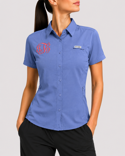 Columbia Women Sport Blue T Shirt