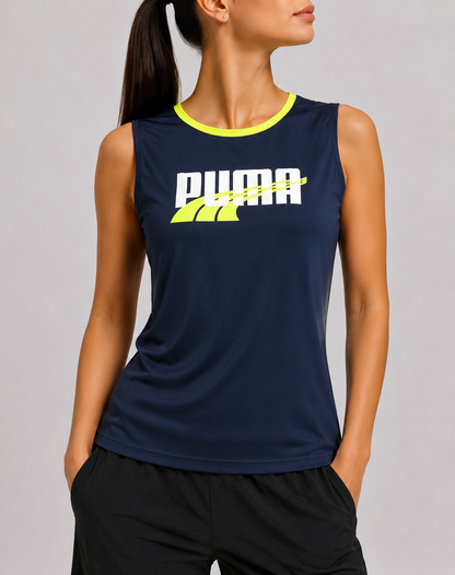 Puma Women Sport BlueVest T Shirt