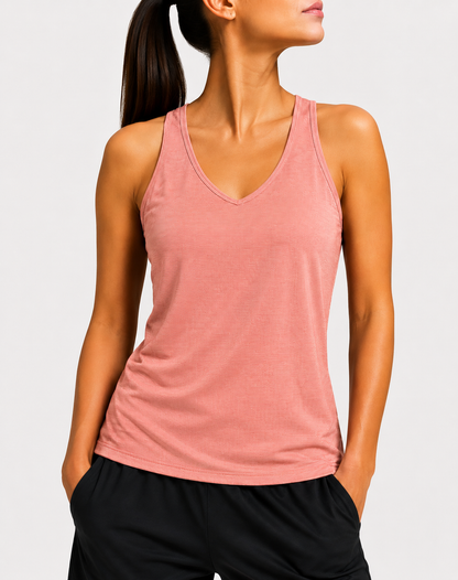 Champion Women Sport Orange Vest T Shirt