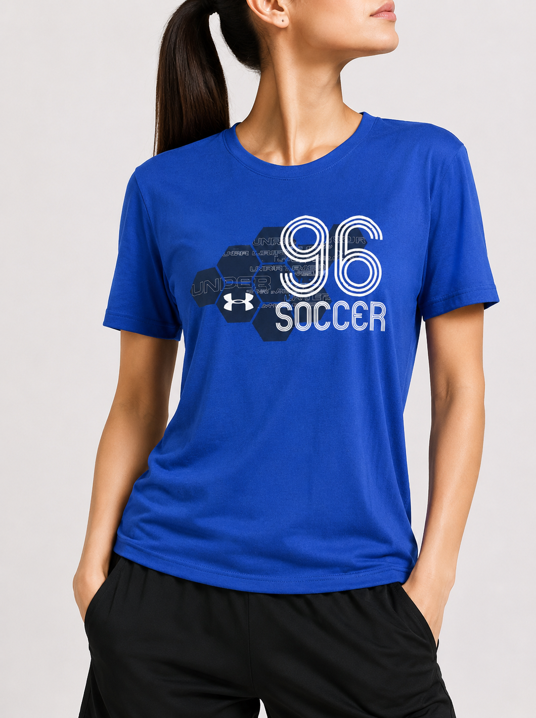 Under Armour Women Sport Blue T Shirt